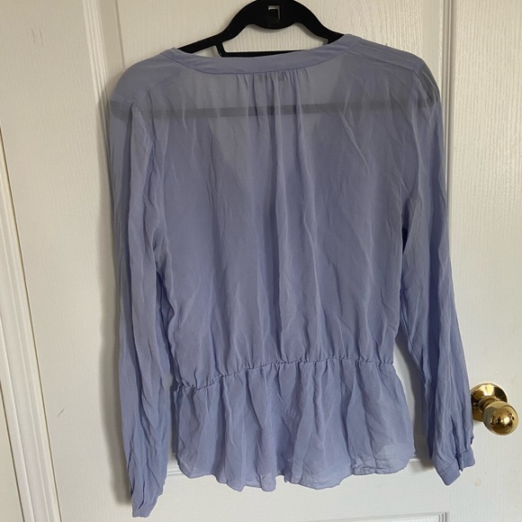 100% Silk Babaton Blouse - Picture 5 of 6
